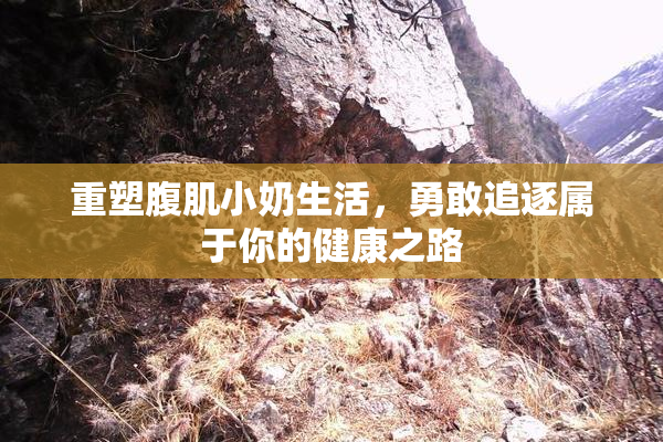 重塑腹肌小奶生活，勇敢追逐属于你的健康之路