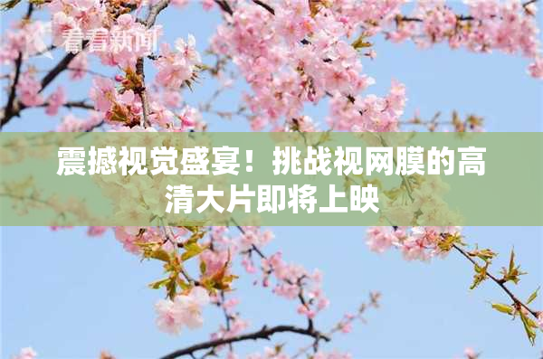 震撼视觉盛宴！挑战视网膜的高清大片即将上映