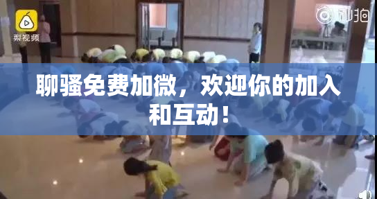 聊骚免费加微，欢迎你的加入和互动！