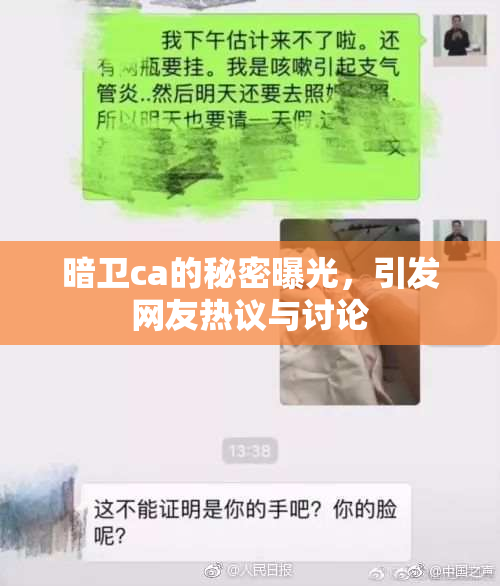 暗卫ca的秘密曝光，引发网友热议与讨论