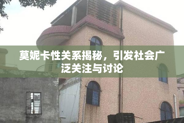 莫妮卡性关系揭秘，引发社会广泛关注与讨论