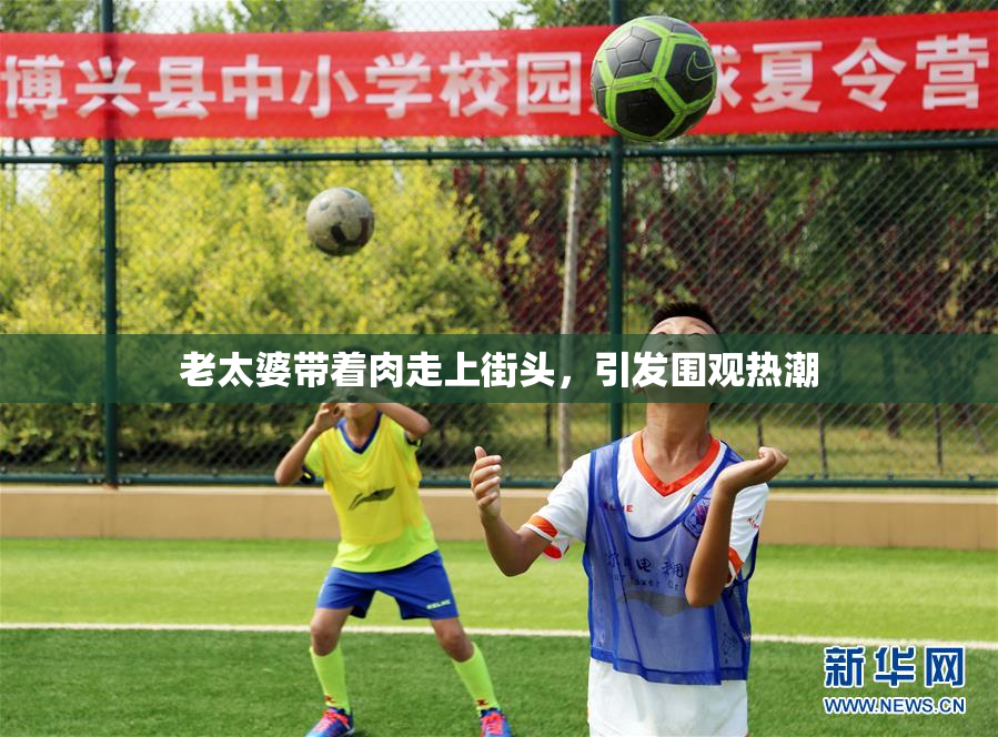 老太婆带着肉走上街头，引发围观热潮