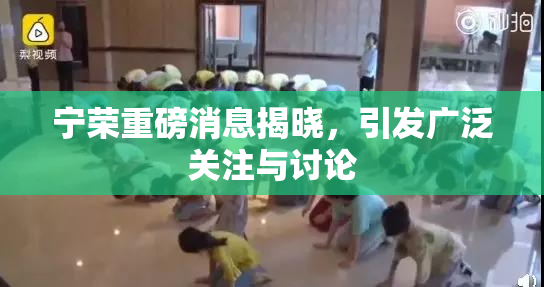 宁荣重磅消息揭晓，引发广泛关注与讨论