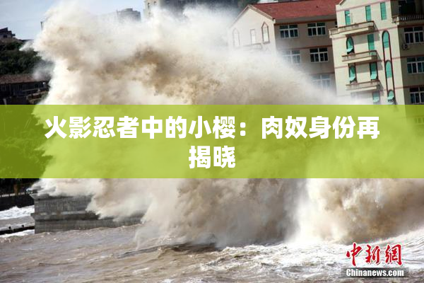 火影忍者中的小樱：肉奴身份再揭晓