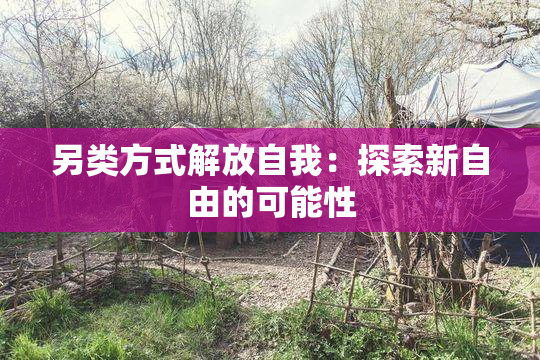 另类方式解放自我：探索新自由的可能性