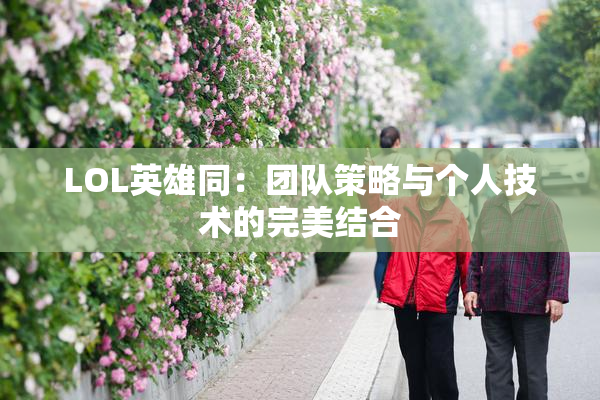 LOL英雄同：团队策略与个人技术的完美结合