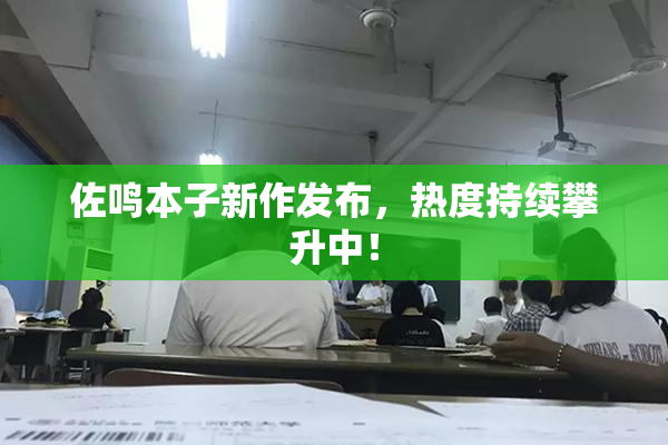 佐鸣本子新作发布，热度持续攀升中！