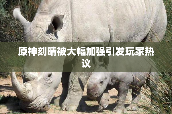 原神刻晴被大幅加强引发玩家热议
