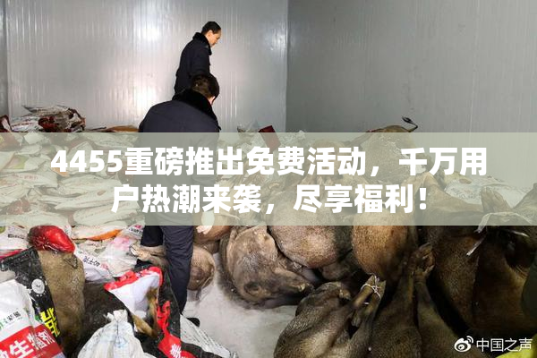 4455重磅推出免费活动，千万用户热潮来袭，尽享福利！