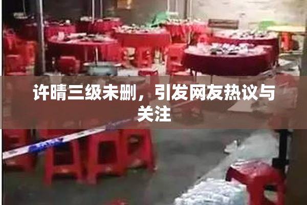 许晴三级未删，引发网友热议与关注