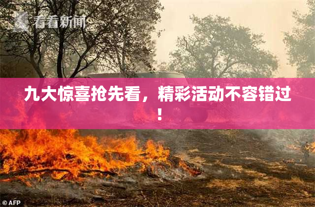 九大惊喜抢先看，精彩活动不容错过！