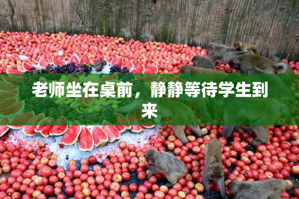 老师坐在桌前，静静等待学生到来