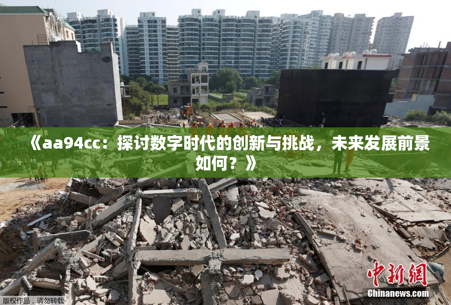 《aa94cc：探讨数字时代的创新与挑战，未来发展前景如何？》