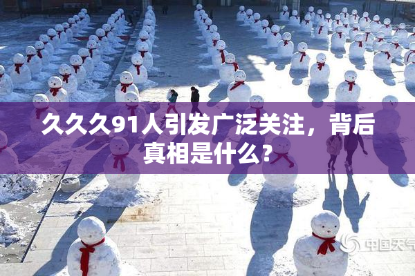 久久久91人引发广泛关注，背后真相是什么？
