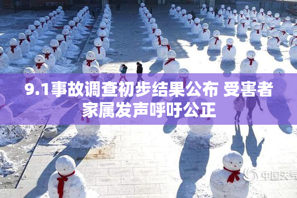 9.1事故调查初步结果公布 受害者家属发声呼吁公正