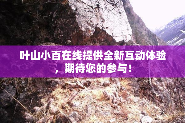 叶山小百在线提供全新互动体验，期待您的参与！