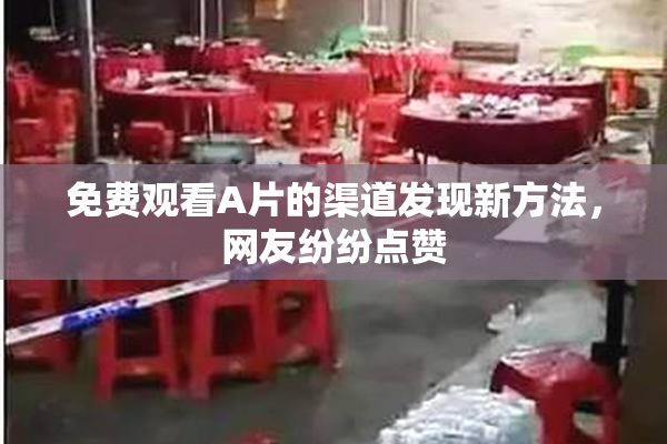 免费观看A片的渠道发现新方法，网友纷纷点赞