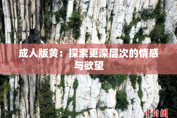 成人版黄：探索更深层次的情感与欲望