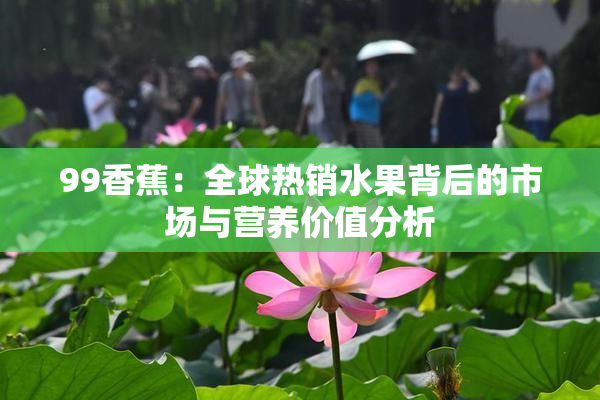 99香蕉：全球热销水果背后的市场与营养价值分析