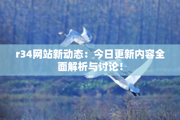 r34网站新动态：今日更新内容全面解析与讨论！