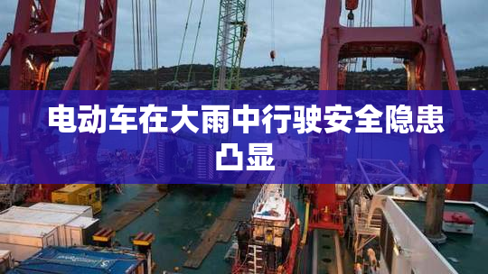 电动车在大雨中行驶安全隐患凸显