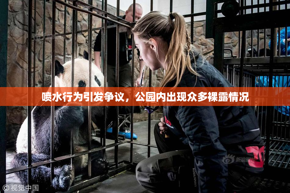 喷水行为引发争议，公园内出现众多裸露情况
