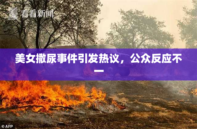 美女撒尿事件引发热议，公众反应不一