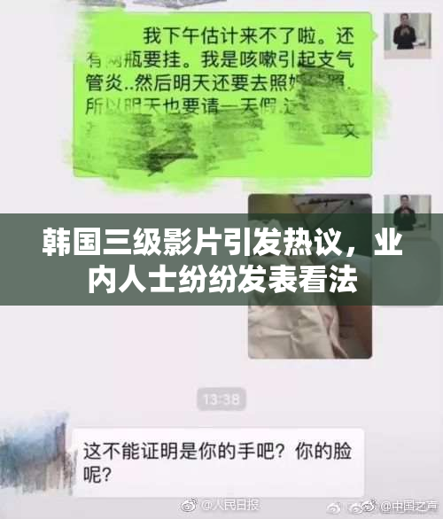 韩国三级影片引发热议，业内人士纷纷发表看法