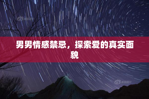 男男情感禁忌，探索爱的真实面貌