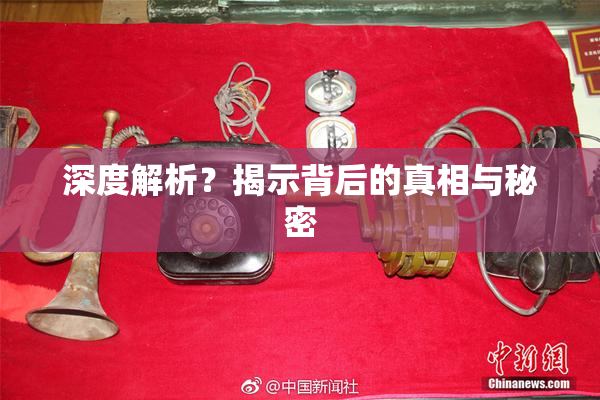 深度解析？揭示背后的真相与秘密
