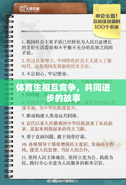 体育生相互竞争，共同进步的故事