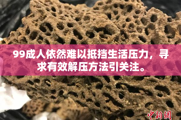 99成人依然难以抵挡生活压力，寻求有效解压方法引关注。