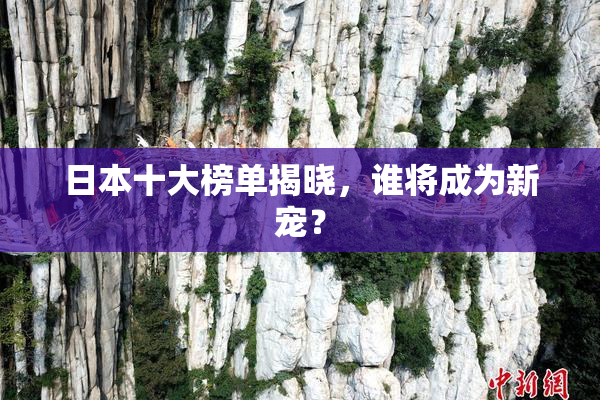 日本十大榜单揭晓，谁将成为新宠？