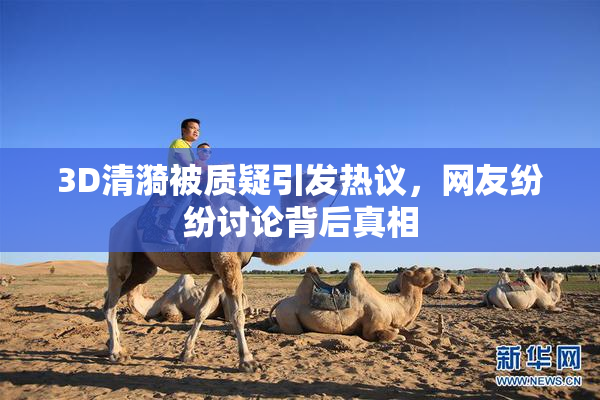 3D清漪被质疑引发热议，网友纷纷讨论背后真相