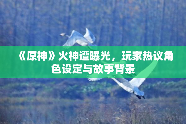 《原神》火神遭曝光，玩家热议角色设定与故事背景