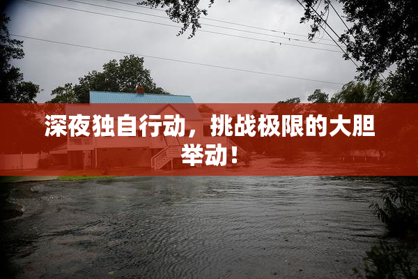 深夜独自行动，挑战极限的大胆举动！