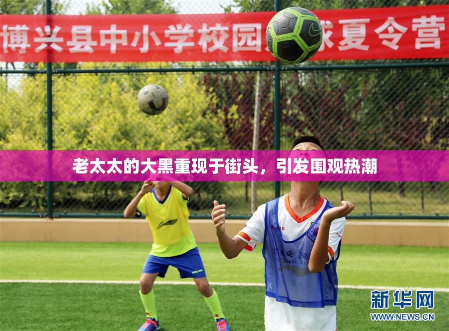 老太太的大黑重现于街头，引发围观热潮