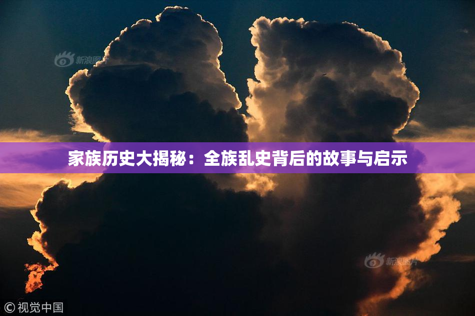 家族历史大揭秘：全族乱史背后的故事与启示