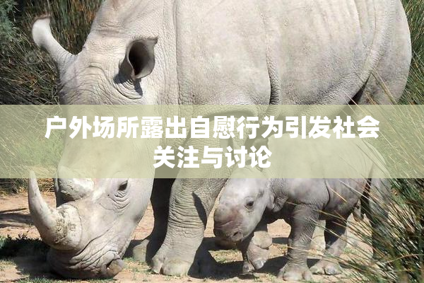 户外场所露出自慰行为引发社会关注与讨论