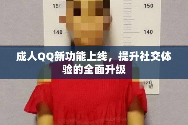 成人QQ新功能上线，提升社交体验的全面升级