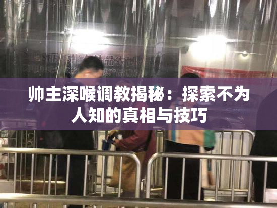 帅主深喉调教揭秘：探索不为人知的真相与技巧