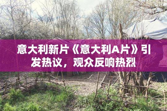 意大利新片《意大利A片》引发热议，观众反响热烈