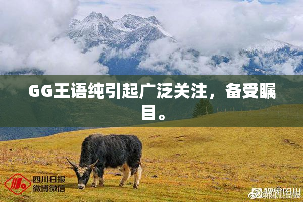GG王语纯引起广泛关注，备受瞩目。