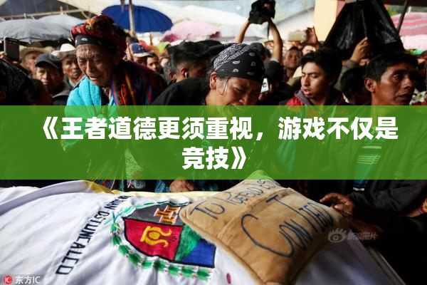 《王者道德更须重视，游戏不仅是竞技》