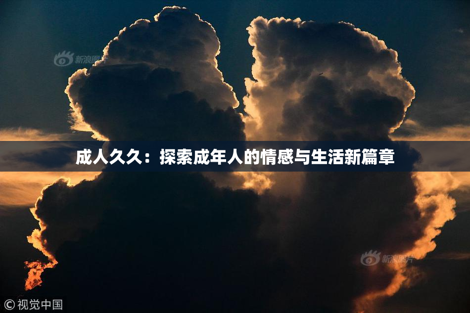 成人久久：探索成年人的情感与生活新篇章