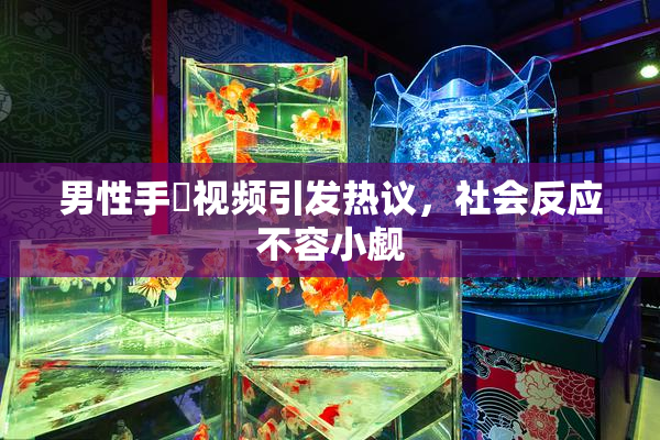 男性手婬视频引发热议，社会反应不容小觑