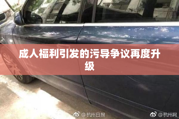 成人福利引发的污导争议再度升级