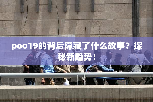poo19的背后隐藏了什么故事？探秘新趋势！