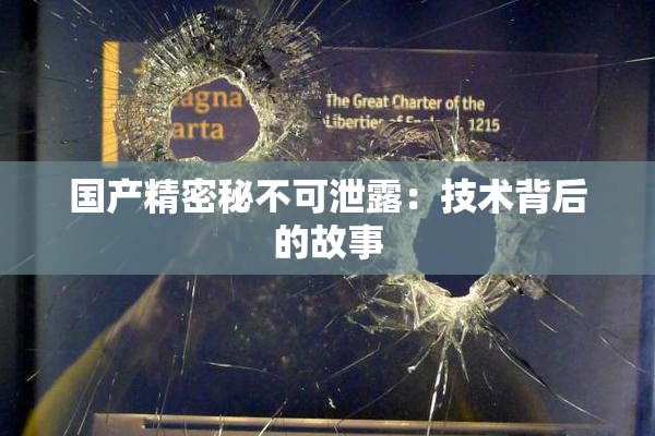 国产精密秘不可泄露：技术背后的故事