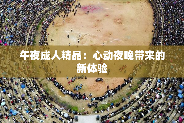 午夜成人精品：心动夜晚带来的新体验